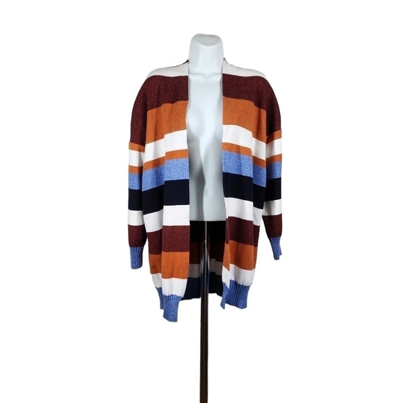 ZESICA OPEN FRONT COTTON CARDIGAN - Picture 4 of 10